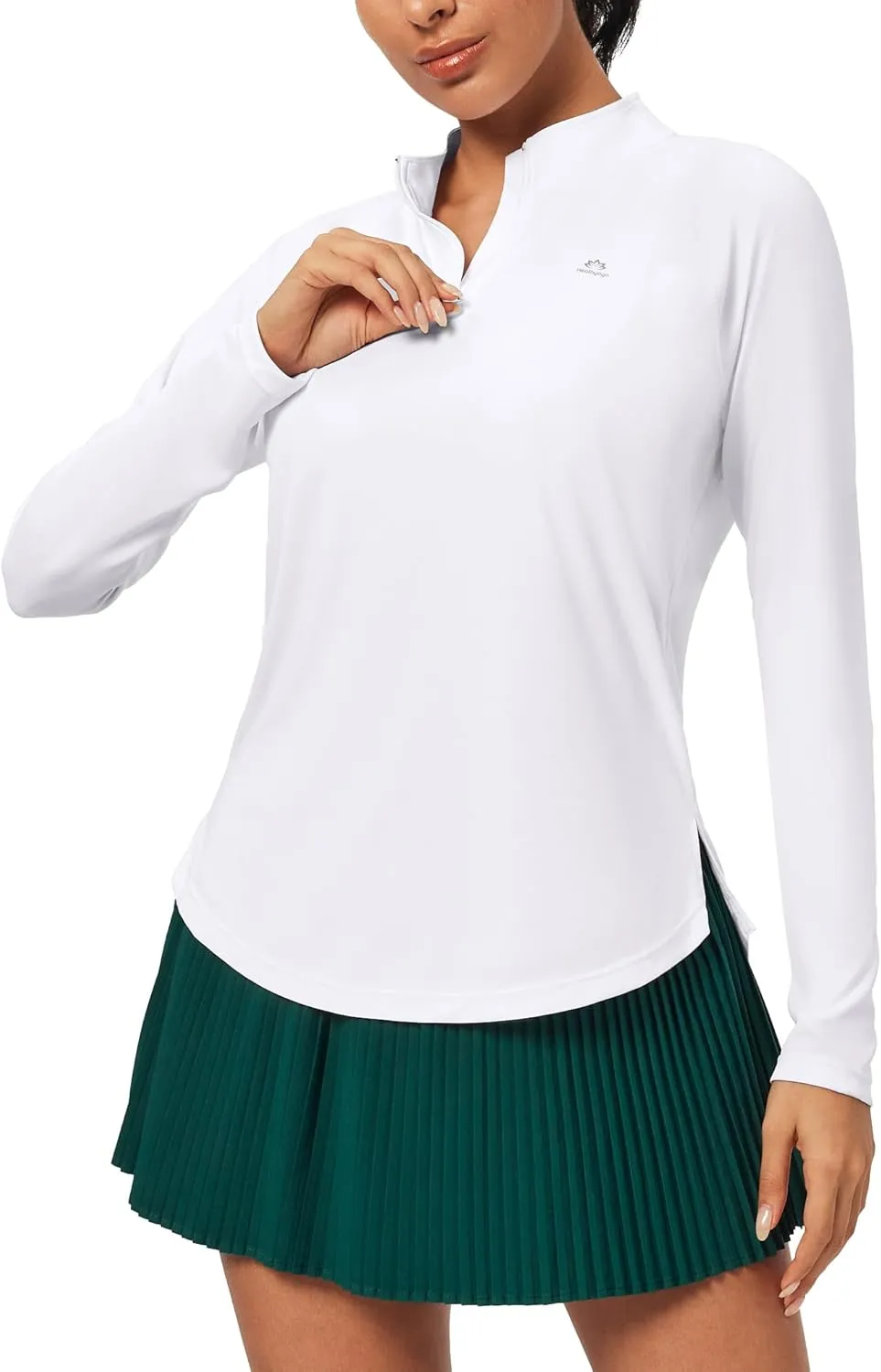 Heathyoga Womens Long Sleeve Workout Tops Golf Shirts Rash Guard for Women UPF 50  SPF UV Protection Sun Shirts Hiking