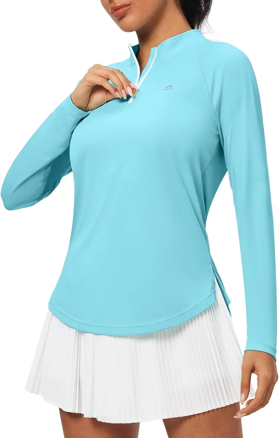 Heathyoga Womens Long Sleeve Workout Tops Golf Shirts Rash Guard for Women UPF 50  SPF UV Protection Sun Shirts Hiking