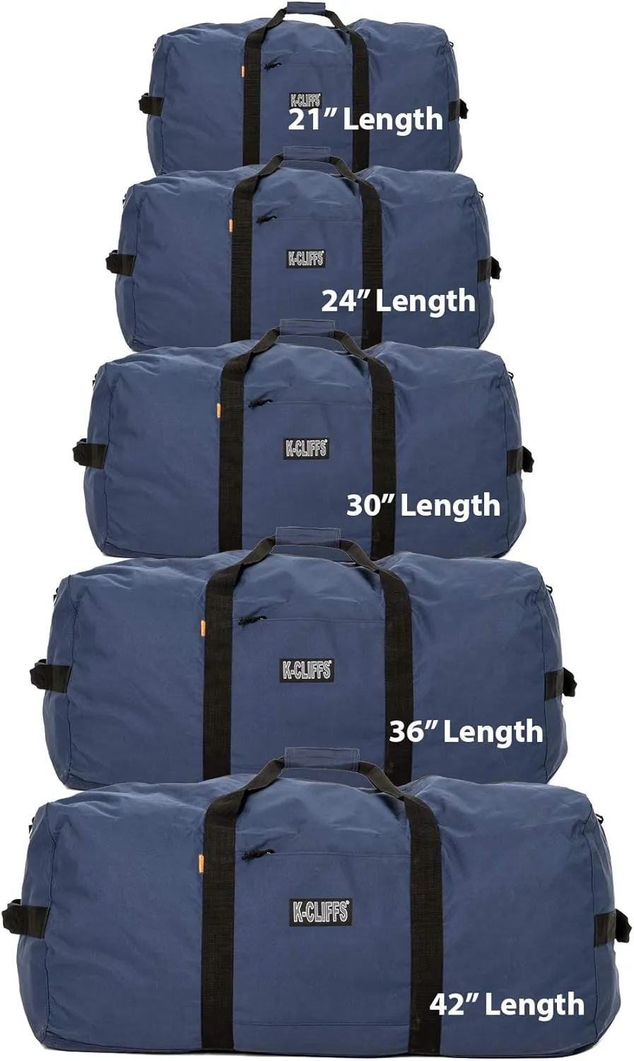 Heavy Duty Cargo Duffel Large Sport Gear Drum Set Equipment Hardware Travel Bag Rooftop Rack Bag (36" x 17" x 17", Navy)