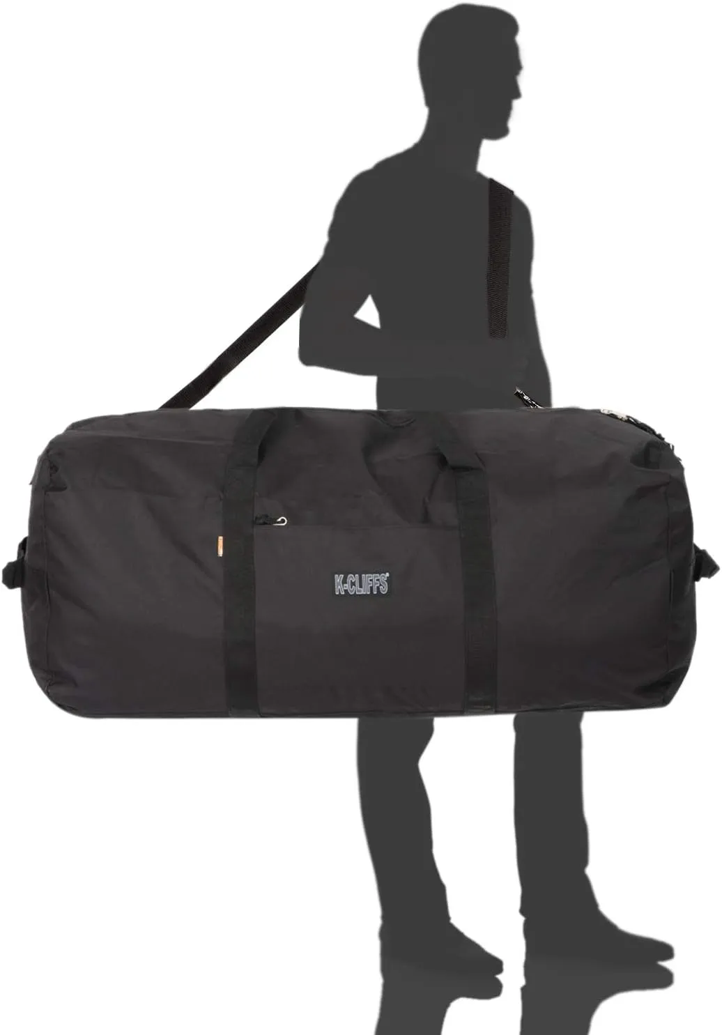 Heavy Duty Cargo Duffel Large Sport Gear Drum Set Equipment Hardware Travel Bag Rooftop Rack Bag (42" x 20" x 20", Navy)