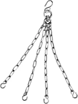 Heavy Duty Premium 220lb Capacity Heavy Bag Chain for Boxing Kickboxing Muay Thai Heavybags Perfect Heavy Bag Hanger Chain Strap with No Tangle Swivel hanger for Punching Bags