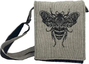 Hemp Crossbody Messenger Bag - Daily Tote for Men & Women - Lightweight Shoulder Travel Bags - 2 Compartments, Adjustable Strap, Zipper Closure