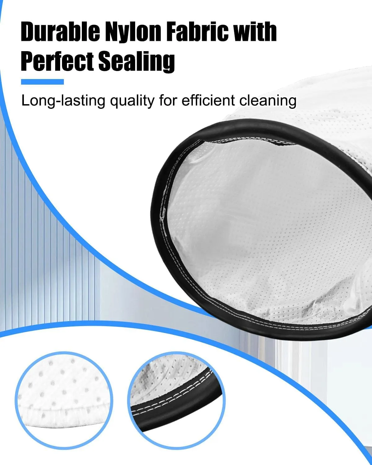 HEPA Cloth Bag Liner Replace 2KE2105000, Vacuum Cleaner Cloth Bag Fit for Royal RY4000 RY4001 Backpack Vacuum Cleaner Fit for Hoover C2401 C2401010 Shoulder Vac Pro Commercial Model, 1 PCS
