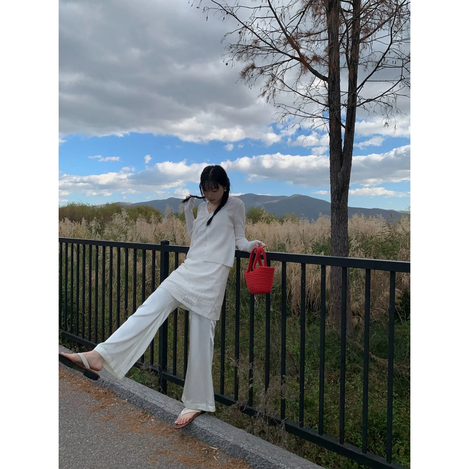 high waist satin micro flared pants