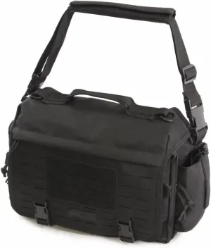Highland Tactical Tactical Messenger Bag, Black, 12 Inch