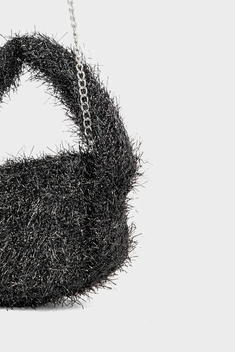 Hobo Hand Bags BH0041-Black