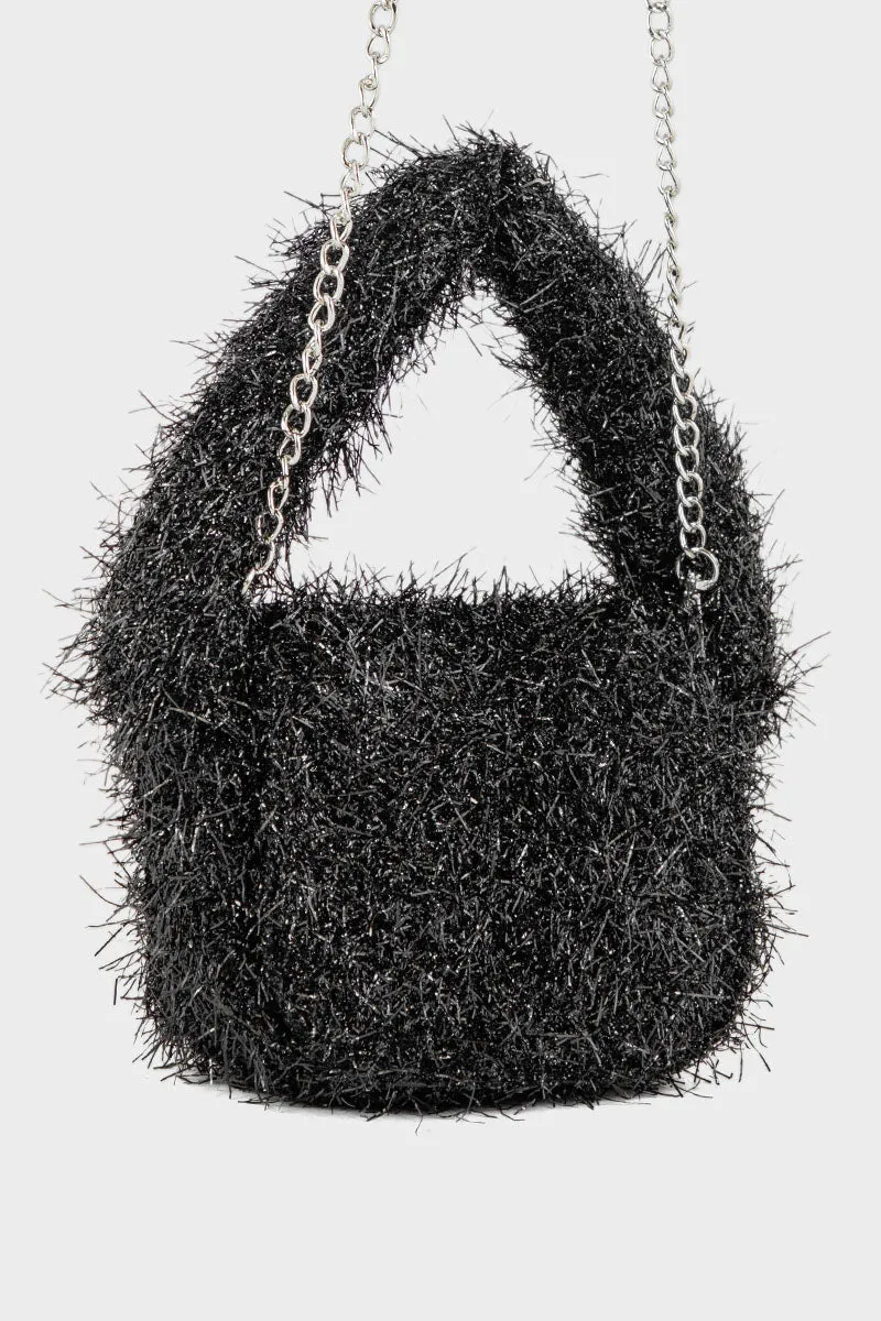 Hobo Hand Bags BH0041-Black