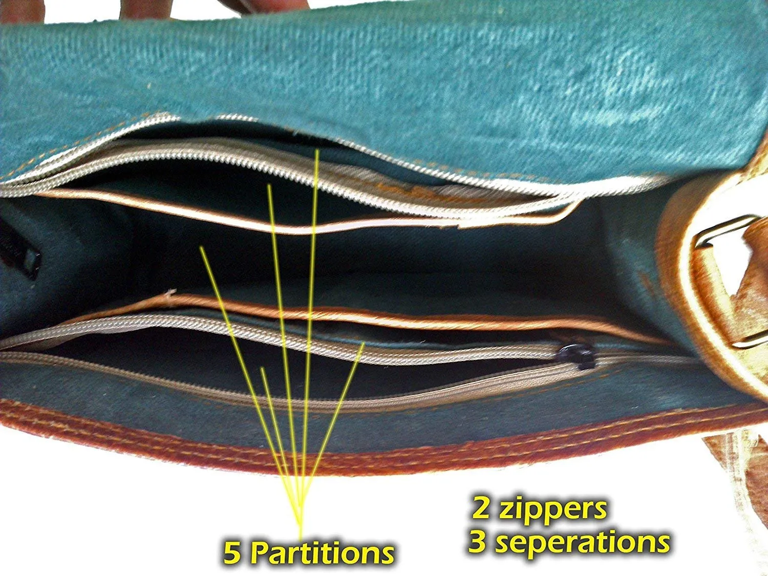 IN-INDIA TUZECH Genuine Leather Bag Laptop Vintage Messenger Bag Handmade Unisex Fits Laptop Upto 11 Inches
