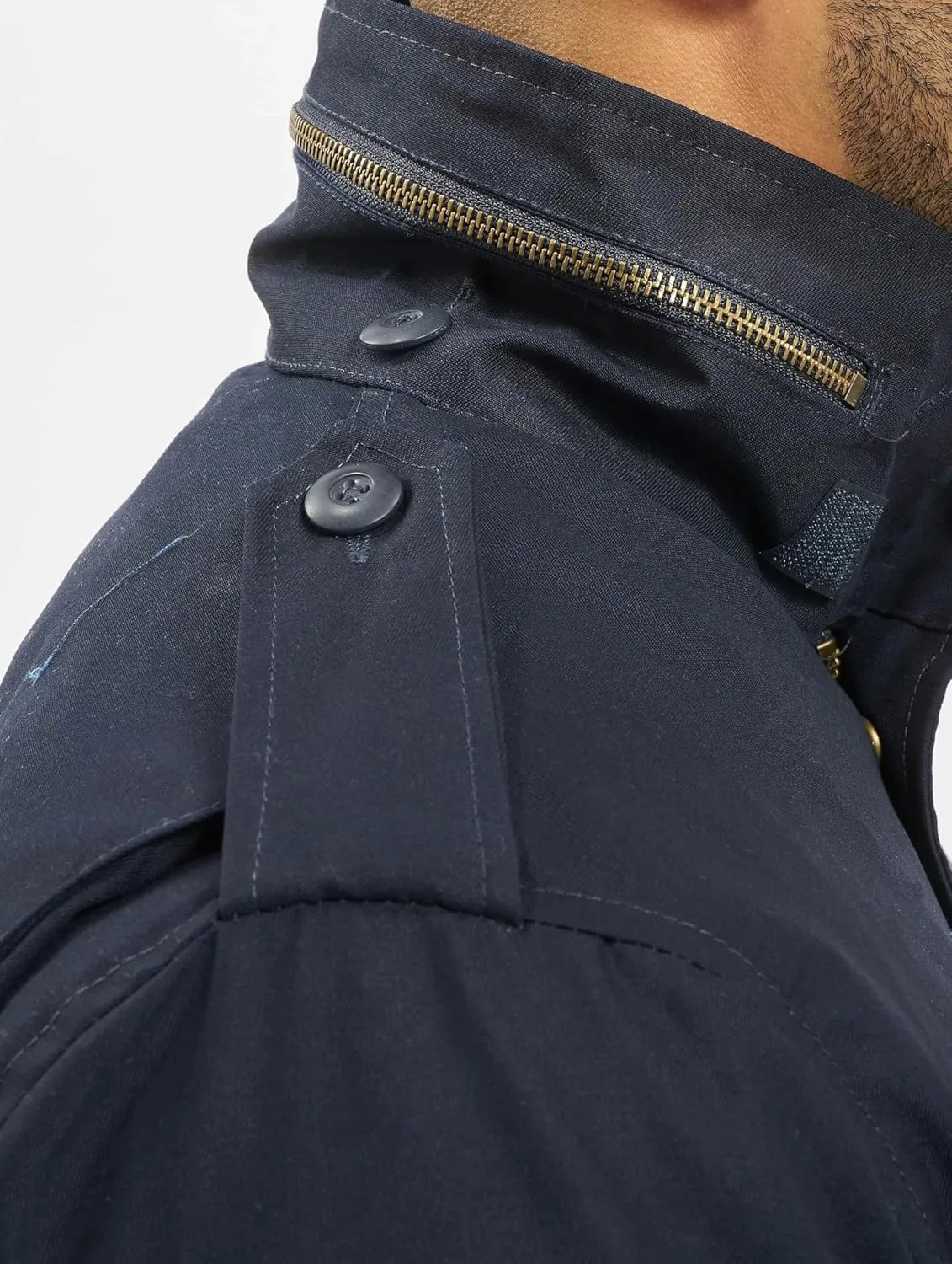 Individual Wear M-65 Classic Field Jacket for Man - Water-Repellent, with Removable Inner Jacket and Collar Hood