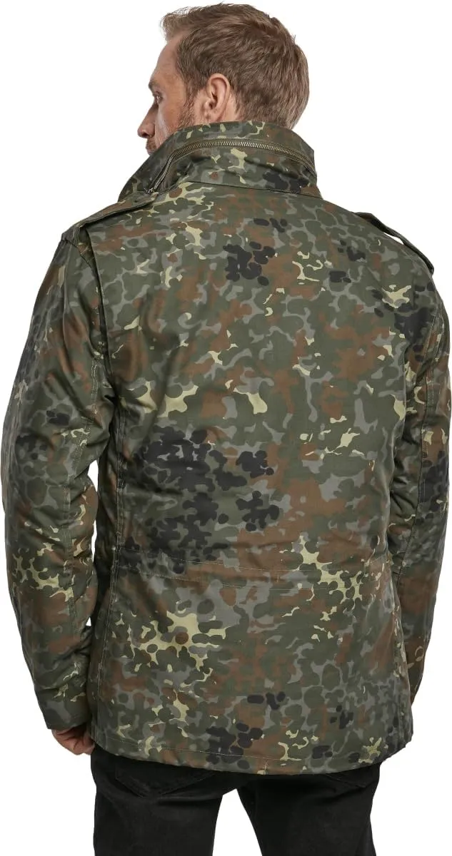 Individual Wear M-65 Classic Field Jacket for Man - Water-Repellent, with Removable Inner Jacket and Collar Hood