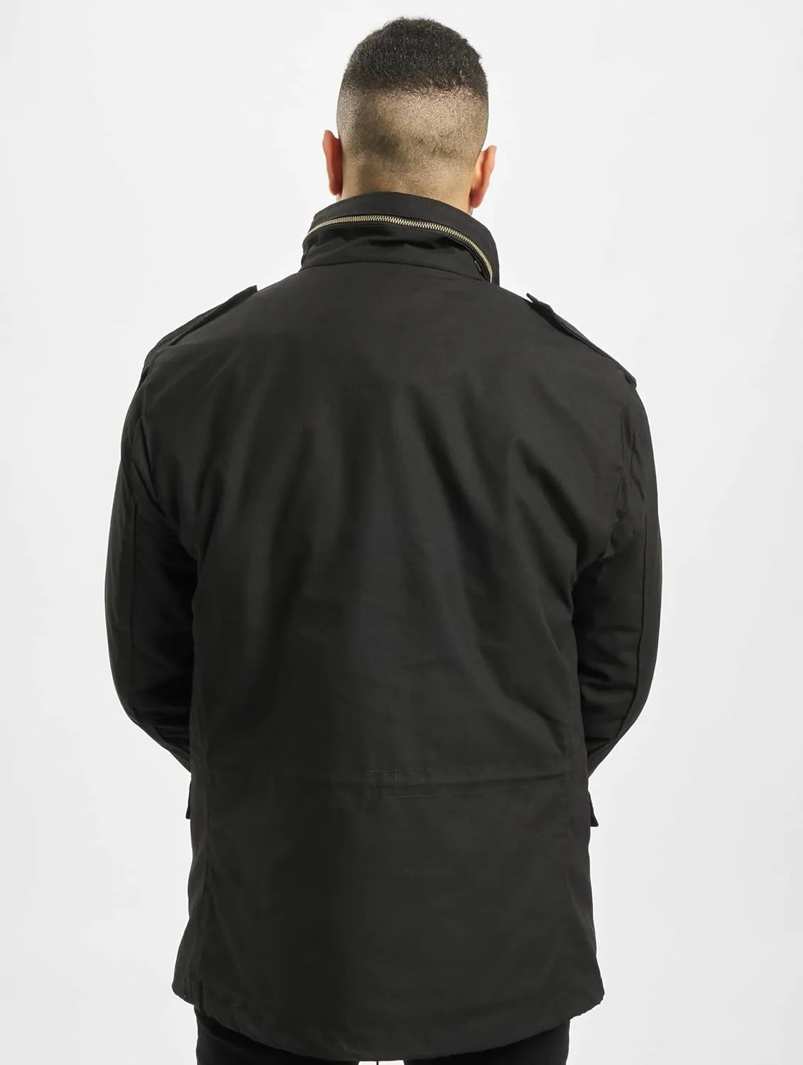 Individual Wear M-65 Classic Field Jacket for Man - Water-Repellent, with Removable Inner Jacket and Collar Hood