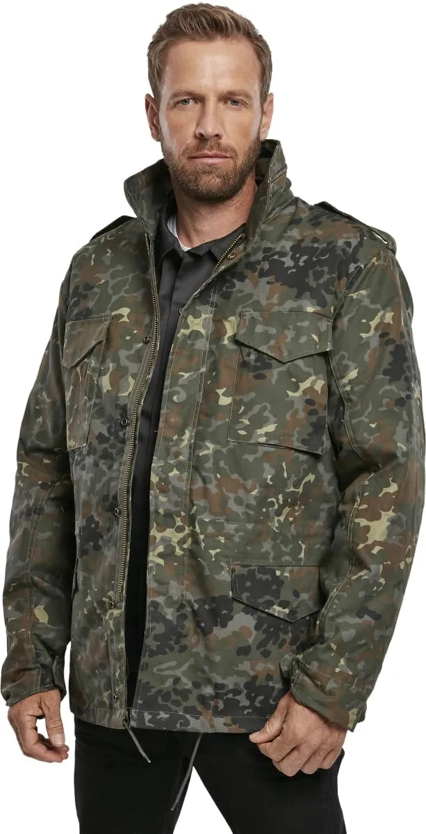 Individual Wear M-65 Classic Field Jacket for Man - Water-Repellent, with Removable Inner Jacket and Collar Hood