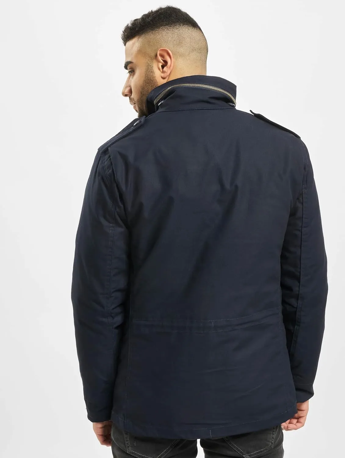 Individual Wear M-65 Classic Field Jacket for Man - Water-Repellent, with Removable Inner Jacket and Collar Hood