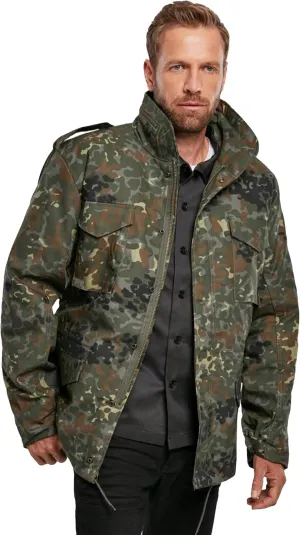 Individual Wear M-65 Classic Field Jacket for Man - Water-Repellent, with Removable Inner Jacket and Collar Hood