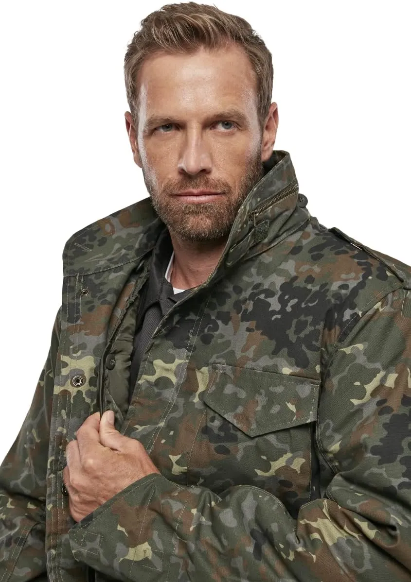 Individual Wear M-65 Classic Field Jacket for Man - Water-Repellent, with Removable Inner Jacket and Collar Hood