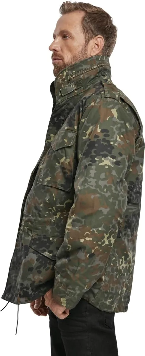 Individual Wear M-65 Classic Field Jacket for Man - Water-Repellent, with Removable Inner Jacket and Collar Hood
