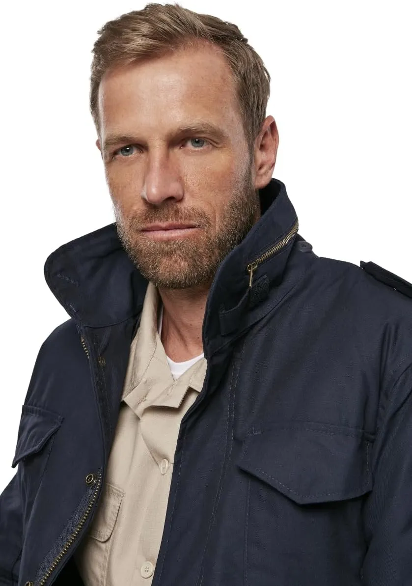 Individual Wear M-65 Classic Field Jacket for Man - Water-Repellent, with Removable Inner Jacket and Collar Hood