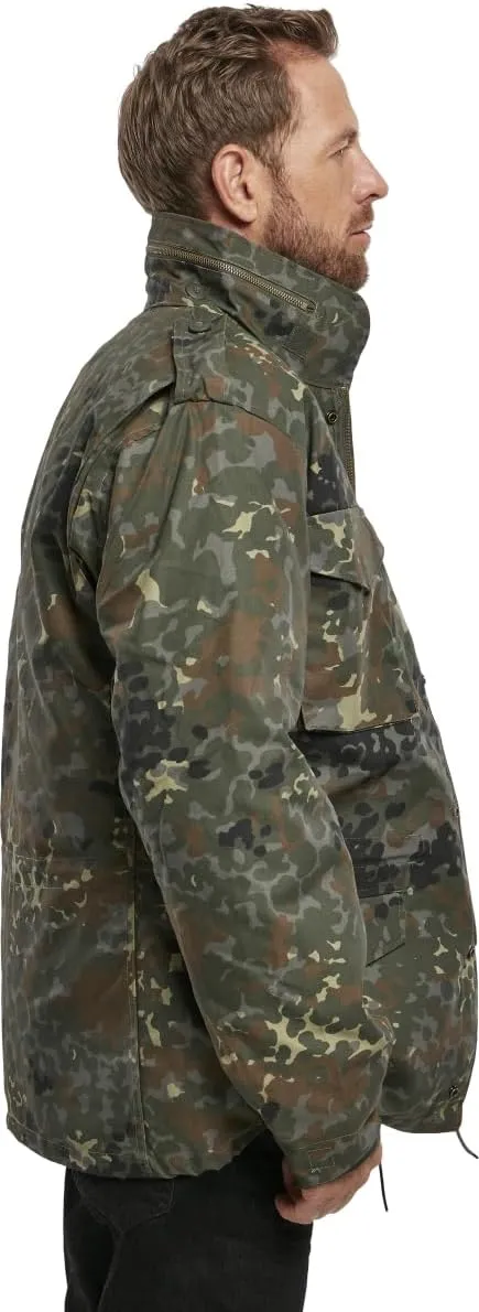 Individual Wear M-65 Classic Field Jacket for Man - Water-Repellent, with Removable Inner Jacket and Collar Hood