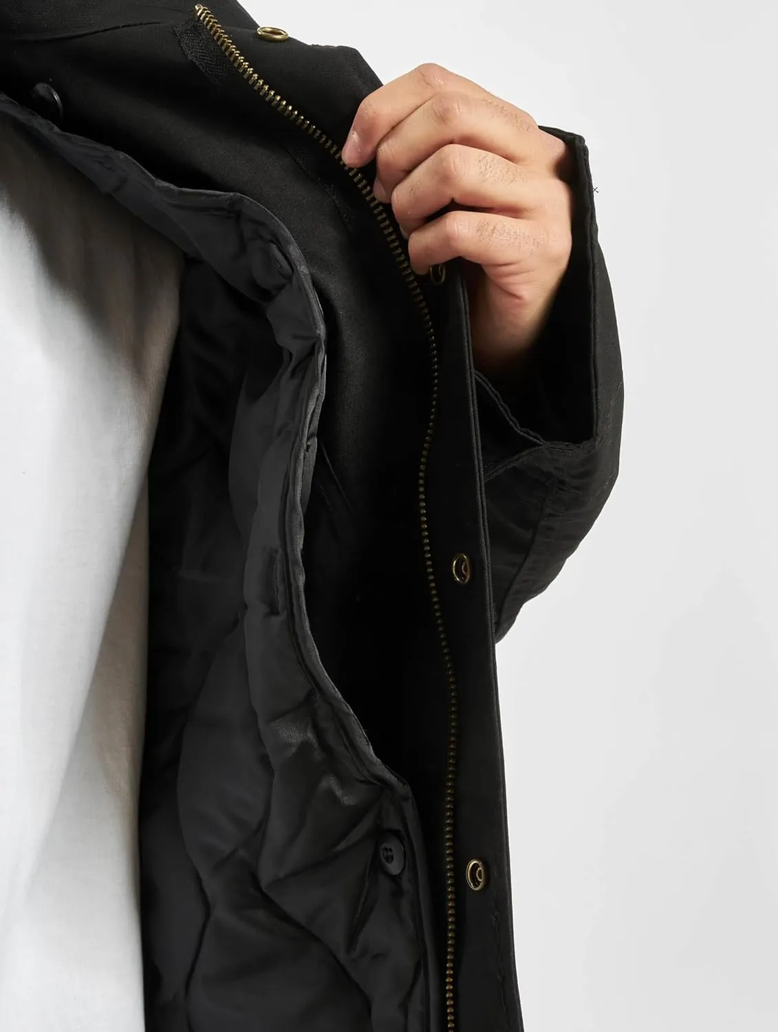 Individual Wear M-65 Classic Field Jacket for Man - Water-Repellent, with Removable Inner Jacket and Collar Hood