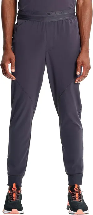 Infinity Cherokee Men's Scrub Jogger Pants, Pull-on Mid Rise with 4 Pockets Interior Drawstring IN204A