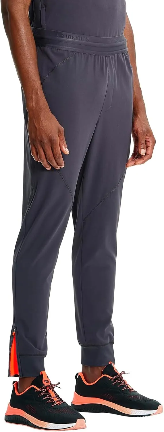 Infinity Cherokee Men's Scrub Jogger Pants, Pull-on Mid Rise with 4 Pockets Interior Drawstring IN204A