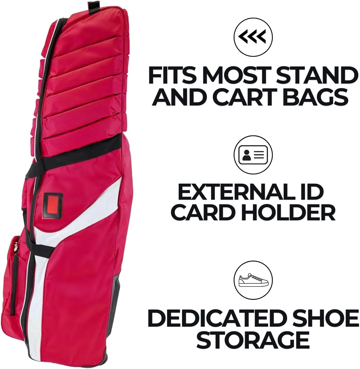 Izzo Golf Travel Bag - Golf Club Travel Cover Case