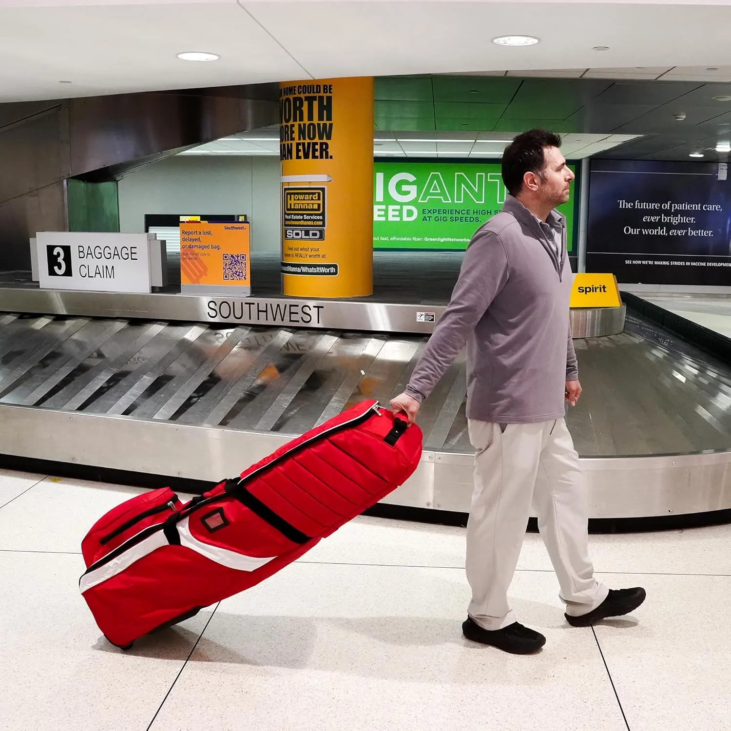 Izzo Golf Travel Bag - Golf Club Travel Cover Case