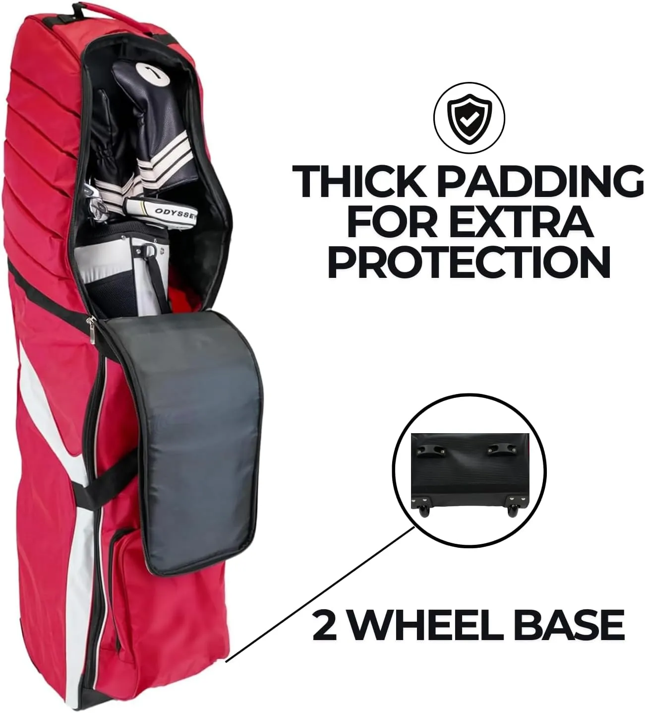Izzo Golf Travel Bag - Golf Club Travel Cover Case