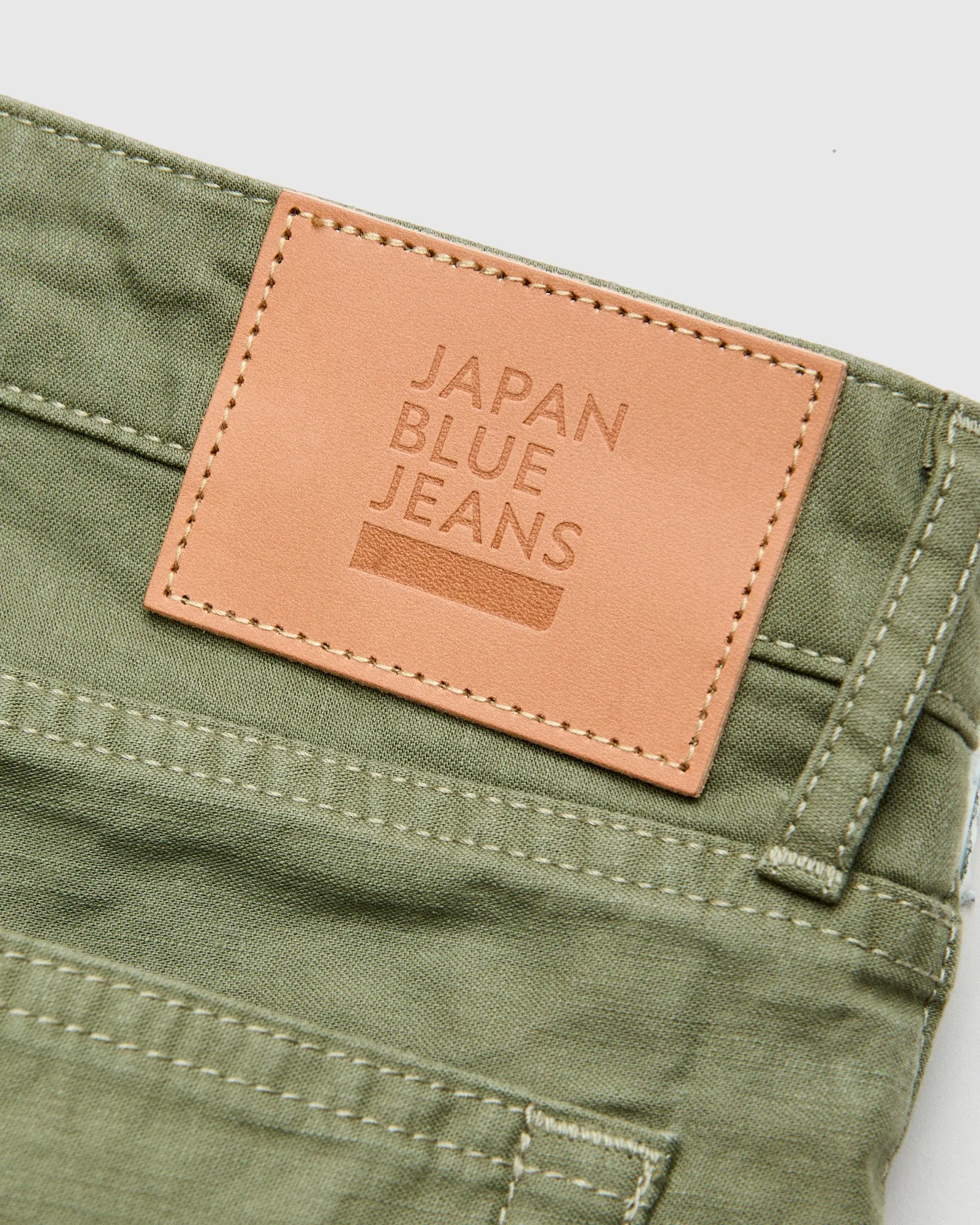 JBPT1310 Olive Satin Five Pocket Pant - Straight Tapered Fit