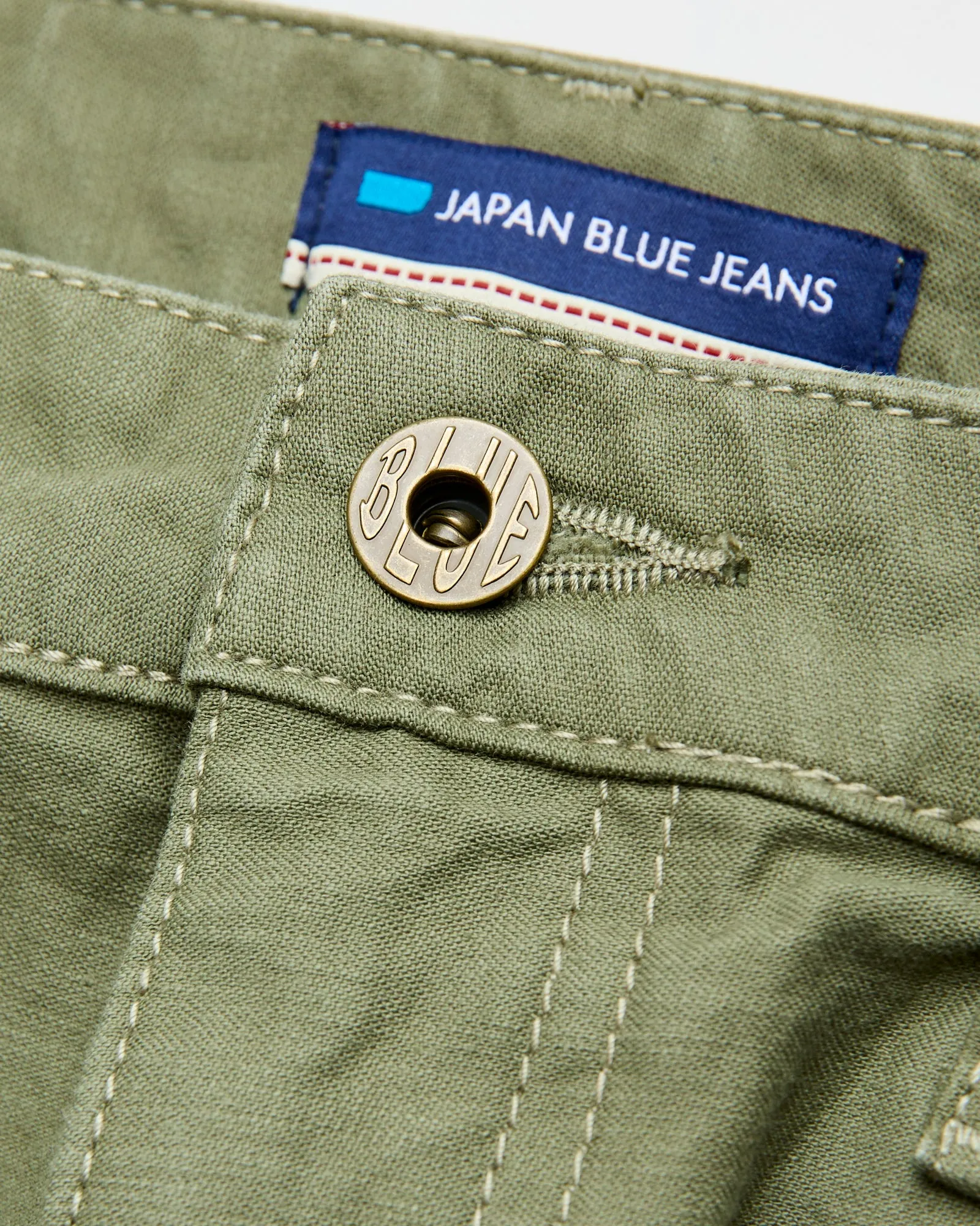 JBPT1310 Olive Satin Five Pocket Pant - Straight Tapered Fit