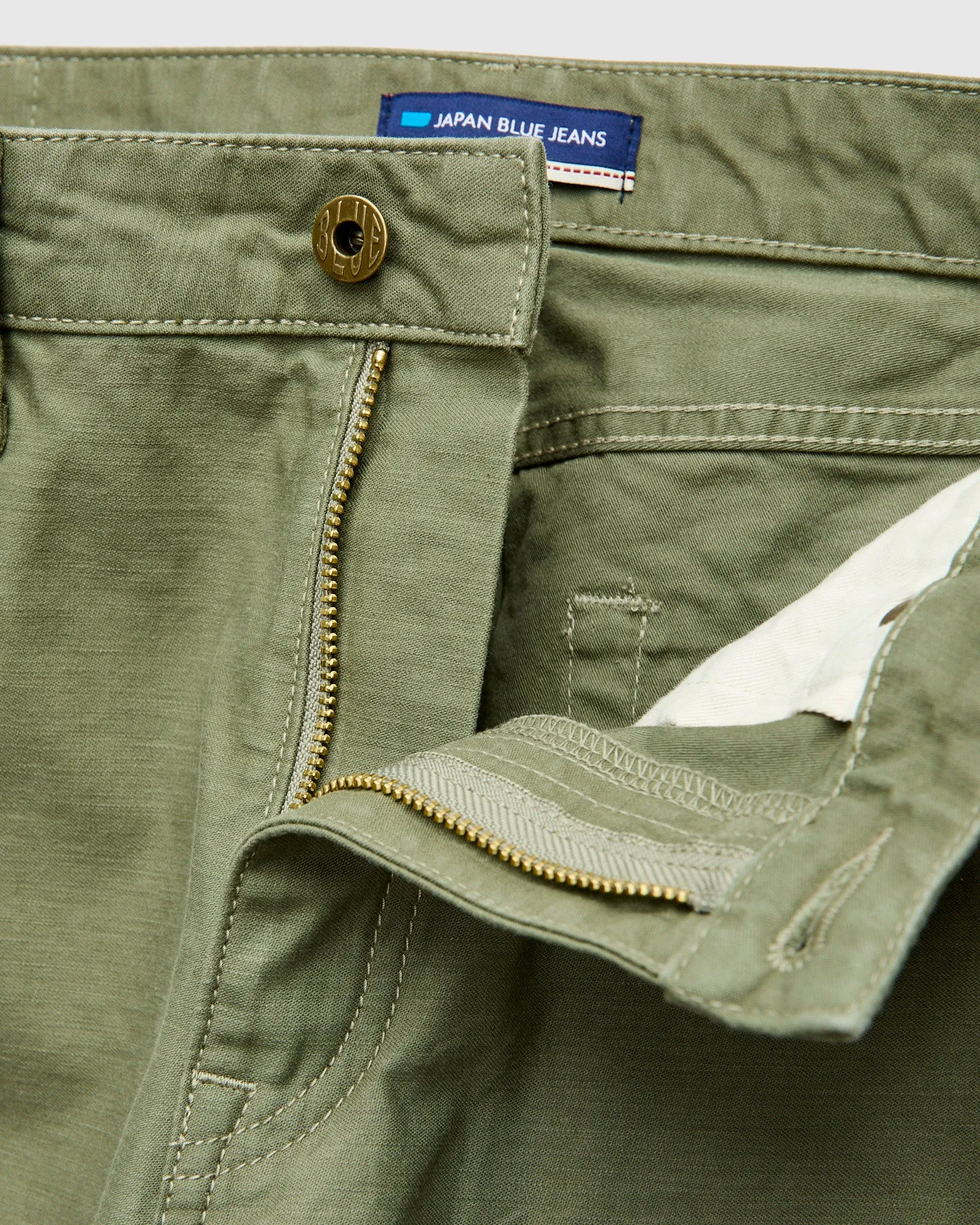 JBPT1310 Olive Satin Five Pocket Pant - Straight Tapered Fit