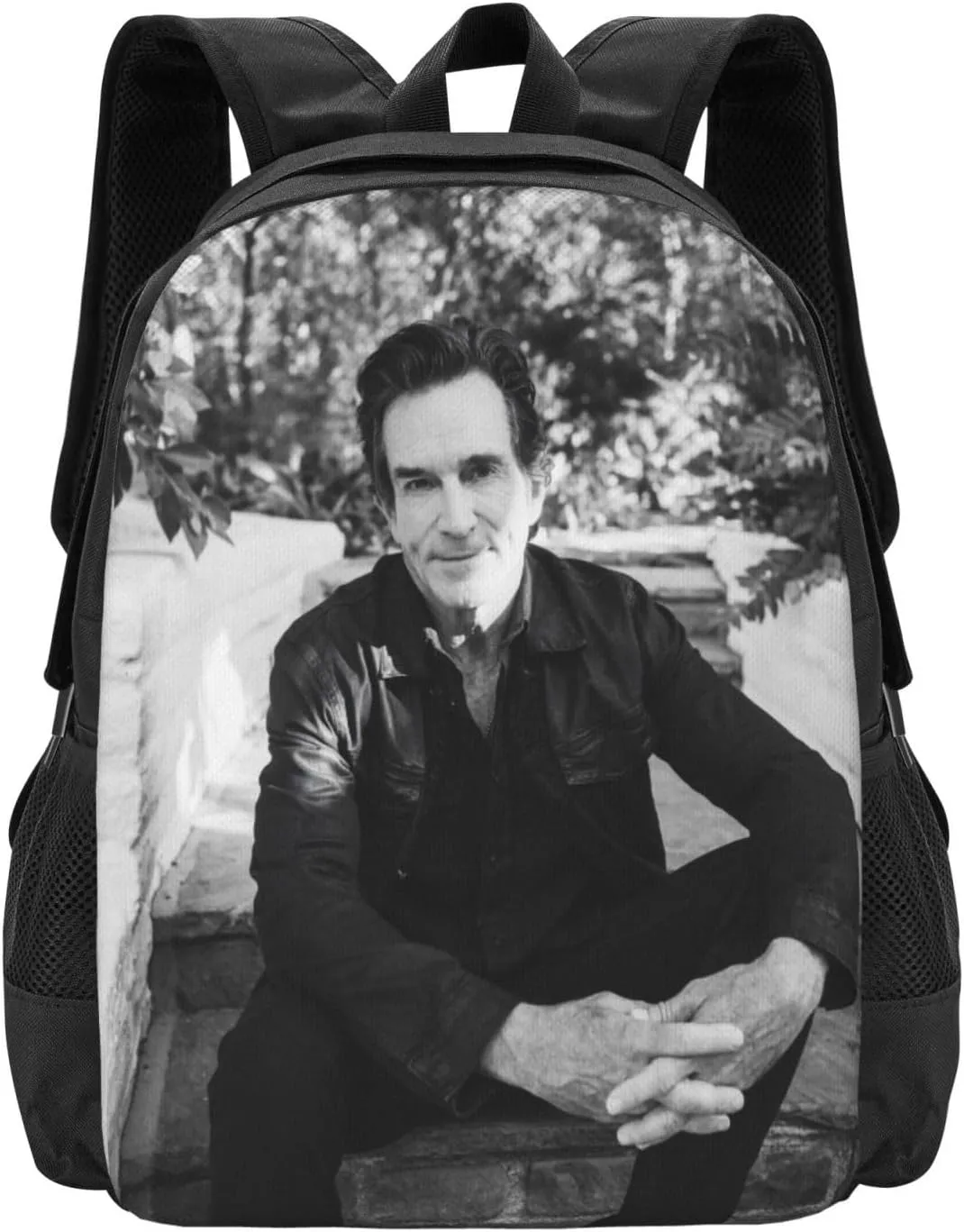 Jeff Host Probst Travel Backpack Laptop Bag Casual Daypack Double Shoulder Bags for Business Outdoor Work 15.6 Inch