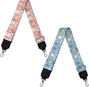 Jeiento Replacement Shoulder Strap,2 Piece Set Guitar Style Handbag Crossbody Strap Adjustable Guitar Straps for Women Girls