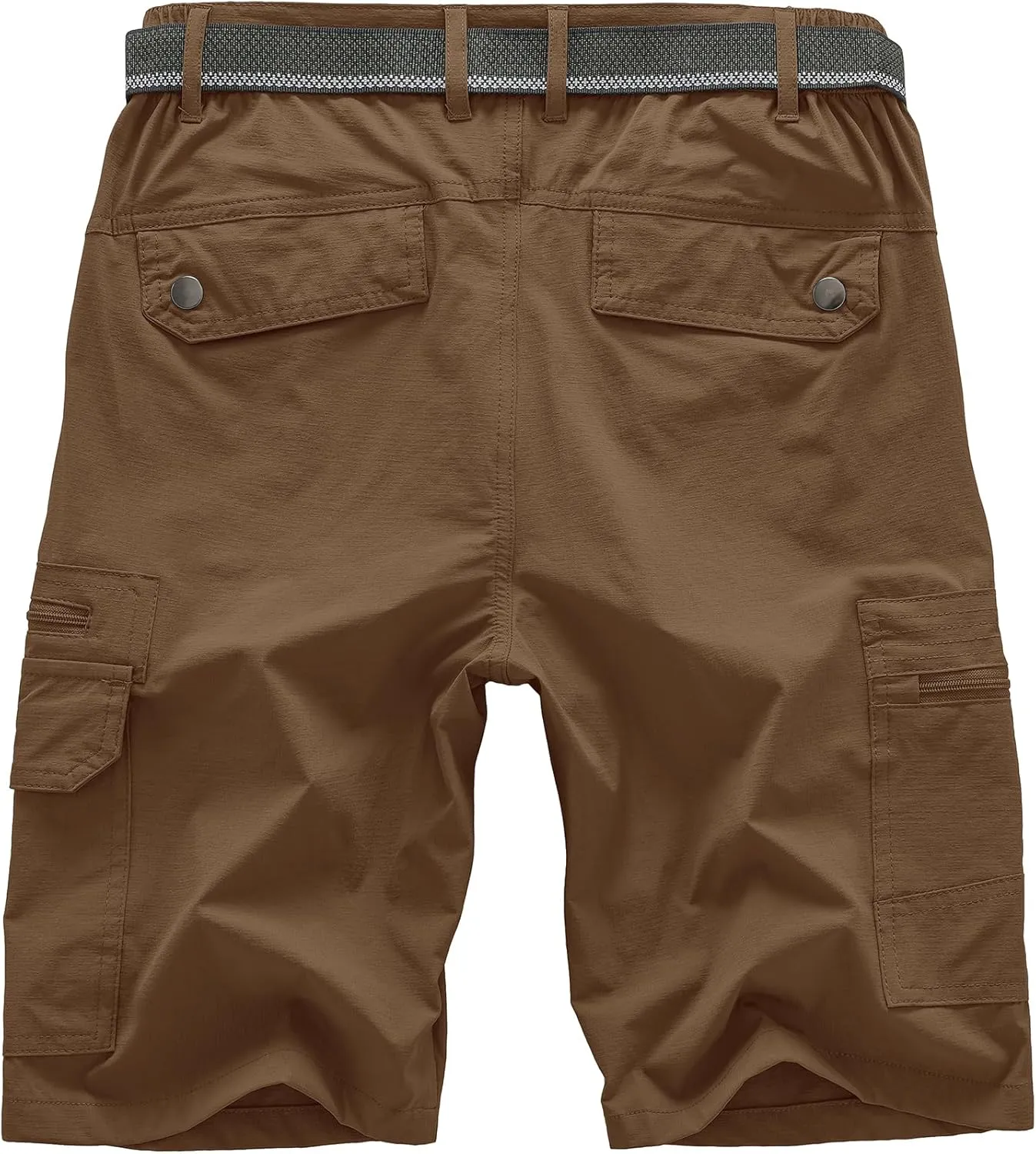 Jessie Kidden Mens Outdoor Casual Expandable Waist Lightweight Water Resistant Quick Dry Fishing Hiking Shorts