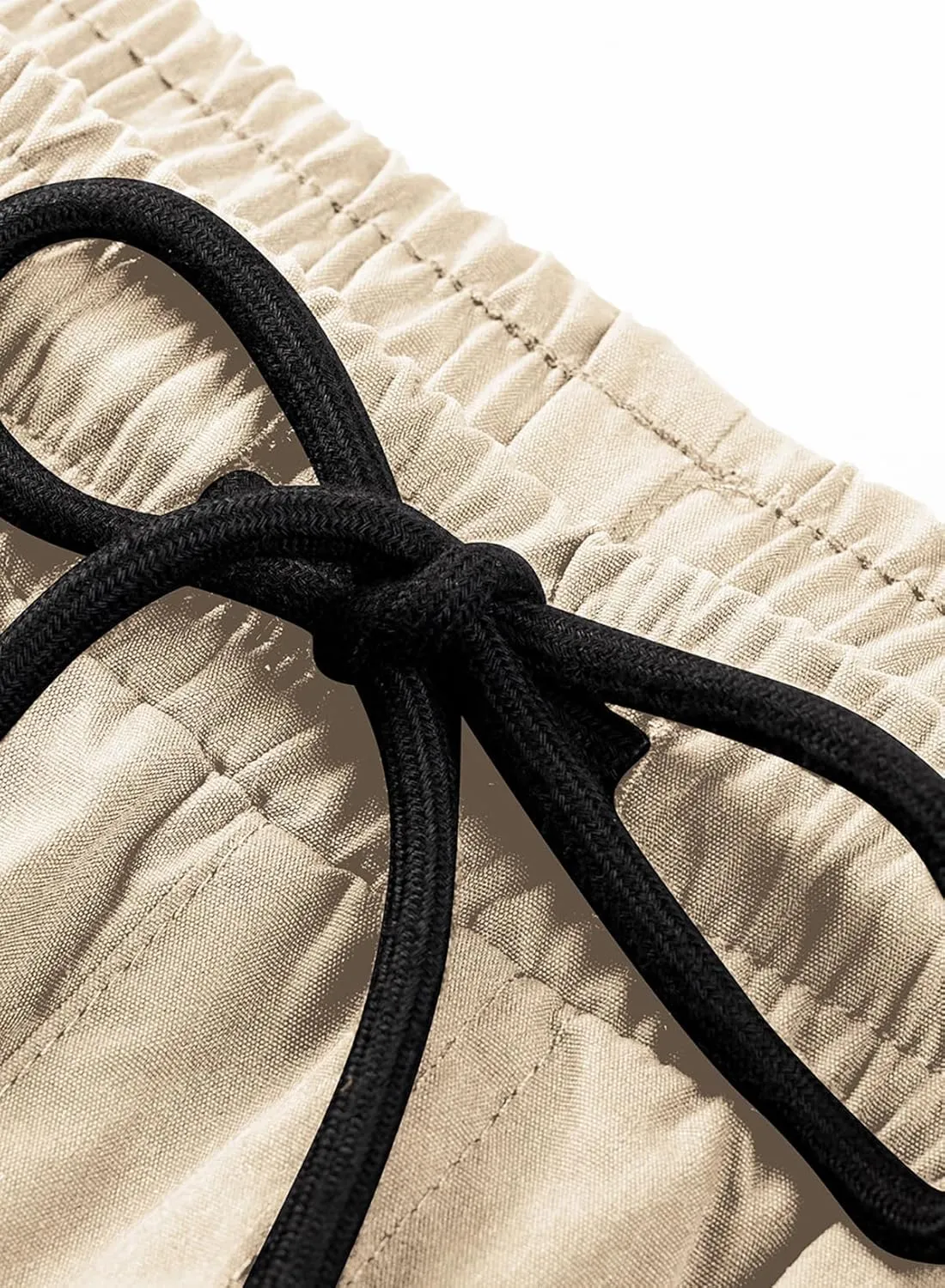 JMIERR Mens Casual Cargo Pants Stretch Elastic Waist Drawstring Joggers Pants Tapered Sweatpants for Men Multi Pockets
