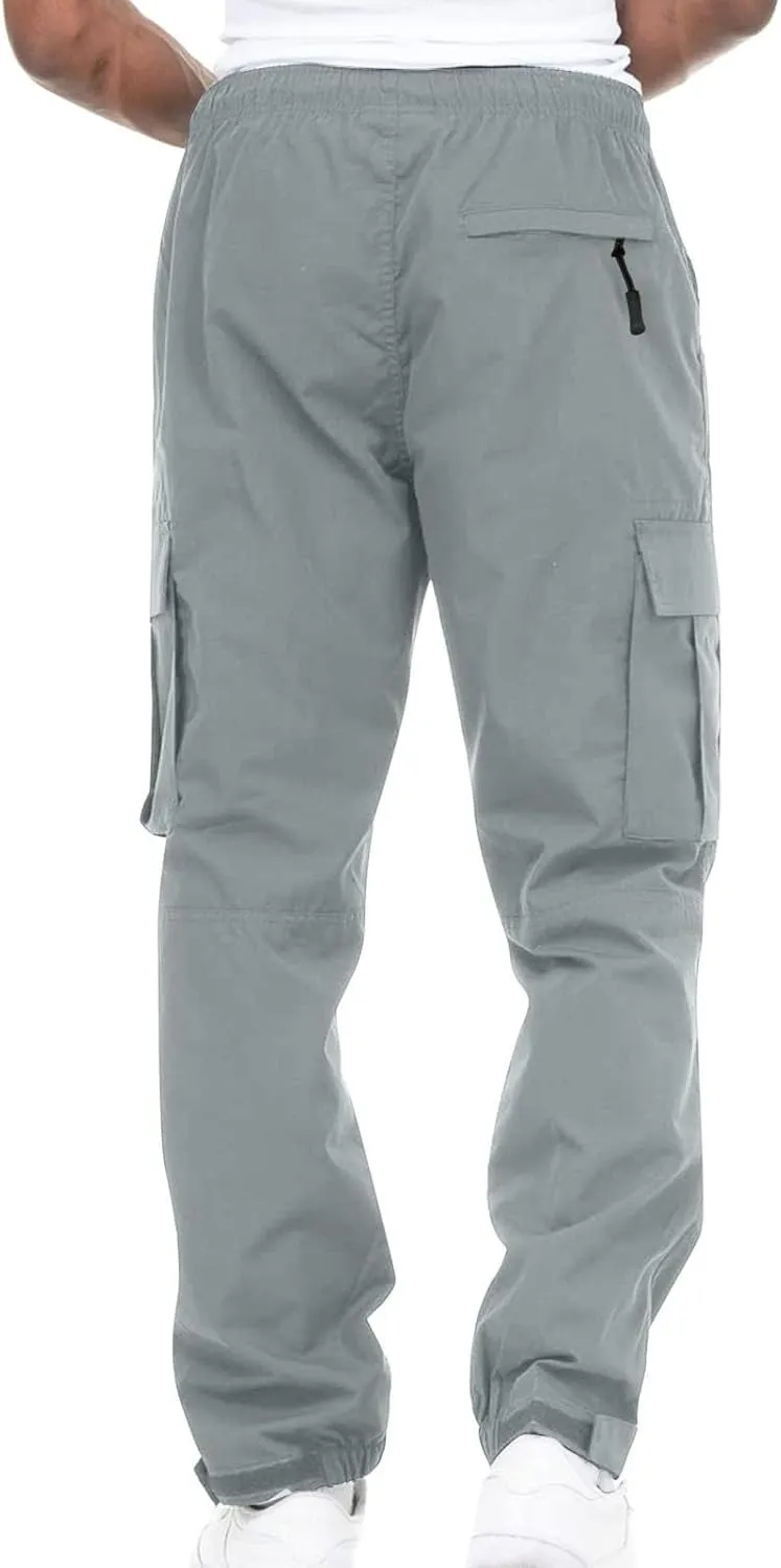 Jogger Activewear Pants Mens Dress Pants Expandable Waist Wool Dress Pants for Mens Casual Clothing Blue Khaki Pant