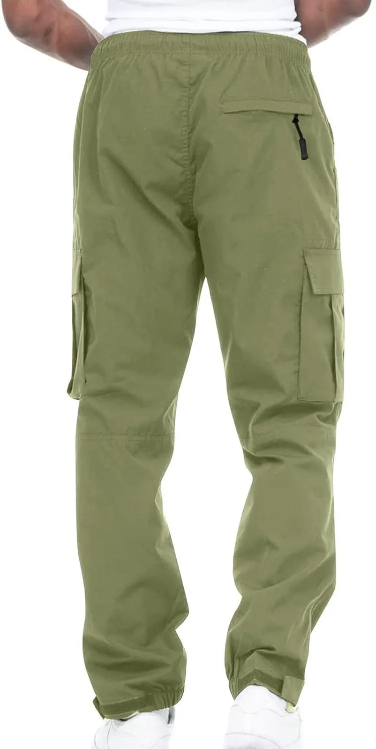Jogger Activewear Pants Mens Dress Pants Expandable Waist Wool Dress Pants for Mens Casual Clothing Blue Khaki Pant