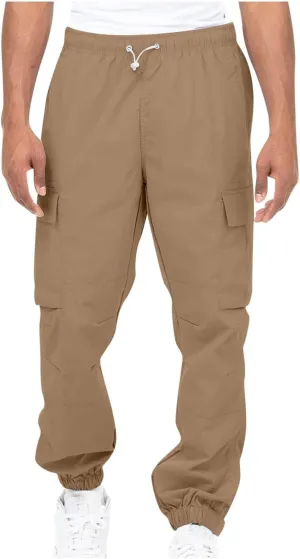 Jogger Activewear Pants Mens Dress Pants Expandable Waist Wool Dress Pants for Mens Casual Clothing Blue Khaki Pant