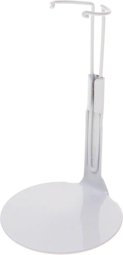 Kaiser Doll Stand 1101, Box of 12 - White Doll Stands for Small 5" to 6" Dolls and Action Figures
