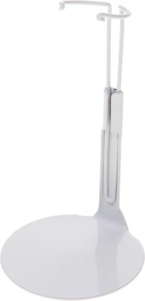 Kaiser Doll Stand 1101, Box of 12 - White Doll Stands for Small 5" to 6" Dolls and Action Figures