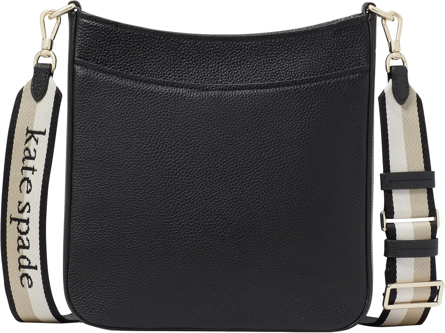 kate spade new york Women's Hudson Pebbled Leather Messenger Crossbody