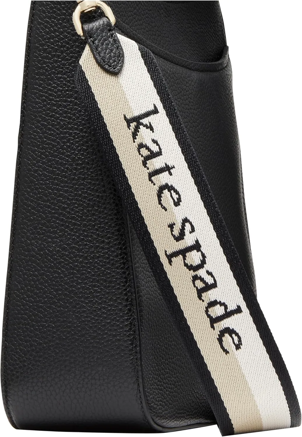 kate spade new york Women's Hudson Pebbled Leather Messenger Crossbody