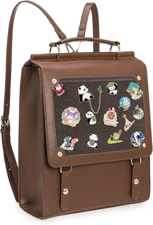 Kawaii Ita Bag Backpack Messenger Bag Purse JK Uniform Bag Pins Display with Insert