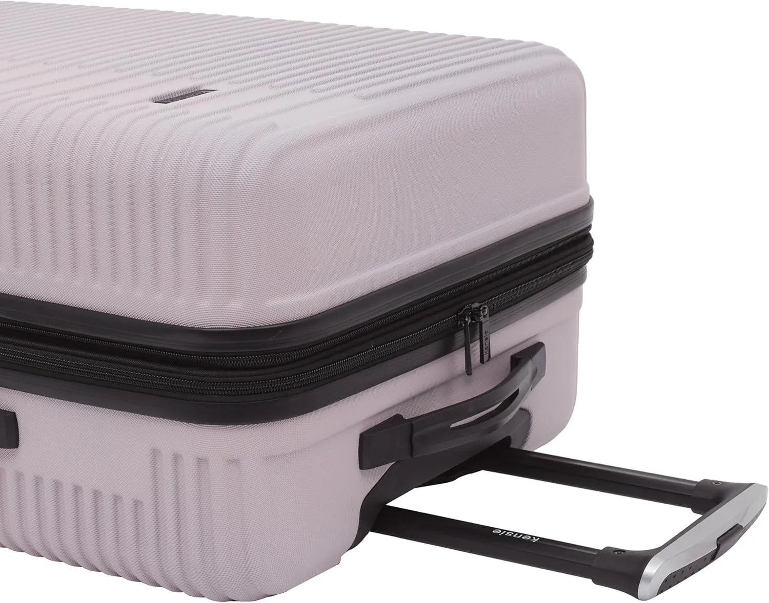 kensie Women's Hillsboro Luggage & Travel Bags, Burnished Lilac, 4 Piece Set