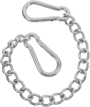 KESYOO Stainless Steel Swing Chain Extension Heavy Duty Links for Outdoor Hammocks Swings and Sandbags with Carabiner Hooks Easy Installation and Weather Resistant