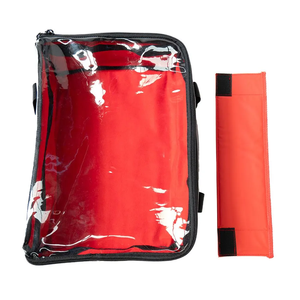 KickAss Canvas Clear Top Storage Bag with Soft Padded Lining - 45x32x15cm