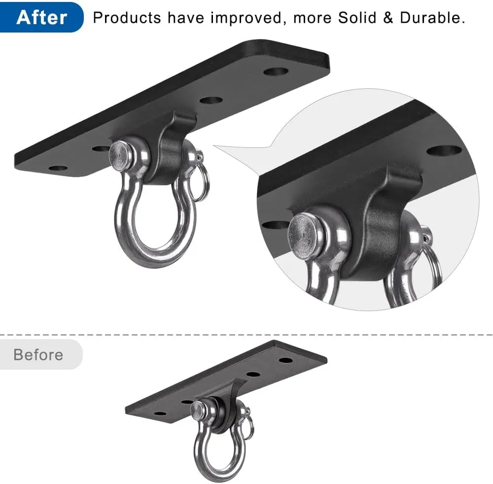 Kipika Heavy Bag Hanger - Heavy Duty Punching Bag Mount Steel Hanger Bracket, Ceiling Wall Mount Wood Beam Hook Holder for Boxing, Kickboxing, and Home Gym Fitness Equipment