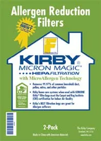Kirby Style F Allergen Reduction Bags  205808 - 2 Pack - Genuine
