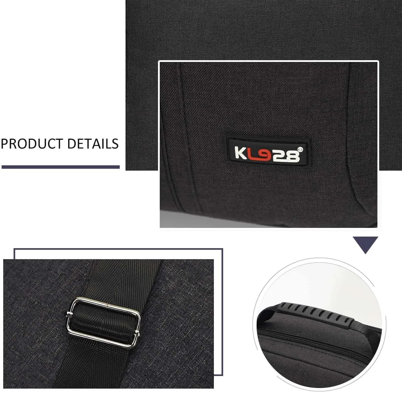 KL928 Men's Messenger Bag - Crossbody Shoulder Bags Travel Bag Man Purse Casual Sling Pack for Work Business