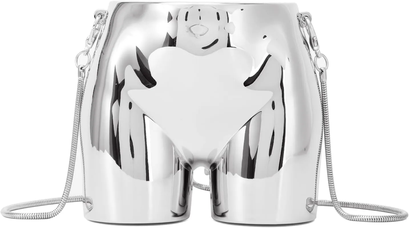 KUANG! Mini Evening Bag for Women Novelty Hip Shaped Handbag Cluth Purse Shoulder Bag Crossbody Purse